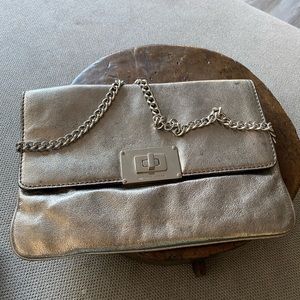 Silver purse, Michael Kors,